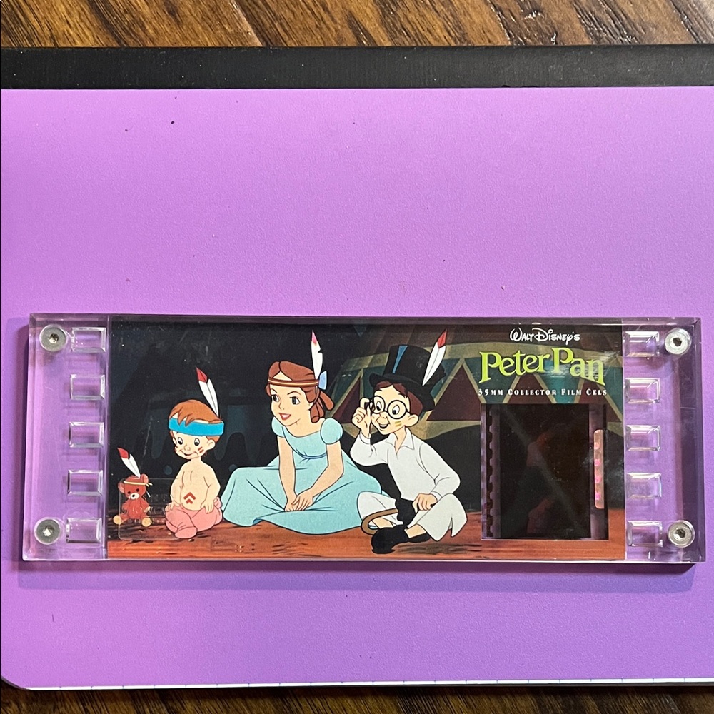 Walt Disney Peter Pan 35mm Collector Film Cell Display